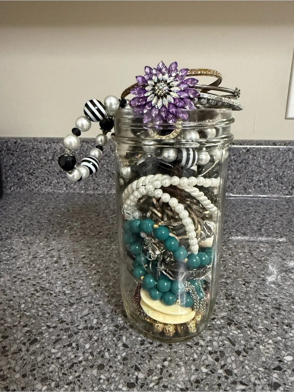 Vintage Estate Mystery Jewelry Jar